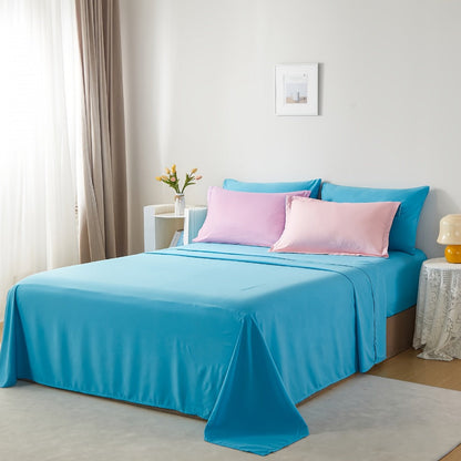 Rainbow Ombre 5- or 7-Piece Bed-in-a-Bag Set in Pink with Twin, Full, Queen and King Sizes