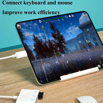 USB-C OTG SD Card Reader Adapter 2-Pack, Type-C to SD & Micro SD/TF Memory Card Reader for iPhone