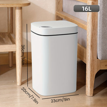 Motion Sensor Trash Can Touchless, Smart Hands-Free Trash Bin with Sealing Lid & Odor-Blocking Technology