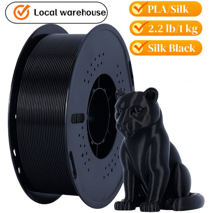 3D Printer Filament Airok Silk PLA 1.75mm 1kg Spool with Ten Glossy Solid, Dual-Color and Rainbow Options
