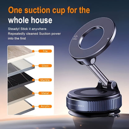 360° Rotating Magnetic Phone Holder 4-Pack – Foldable & Extendable Universal Wall Mount for Car, Bathroom
