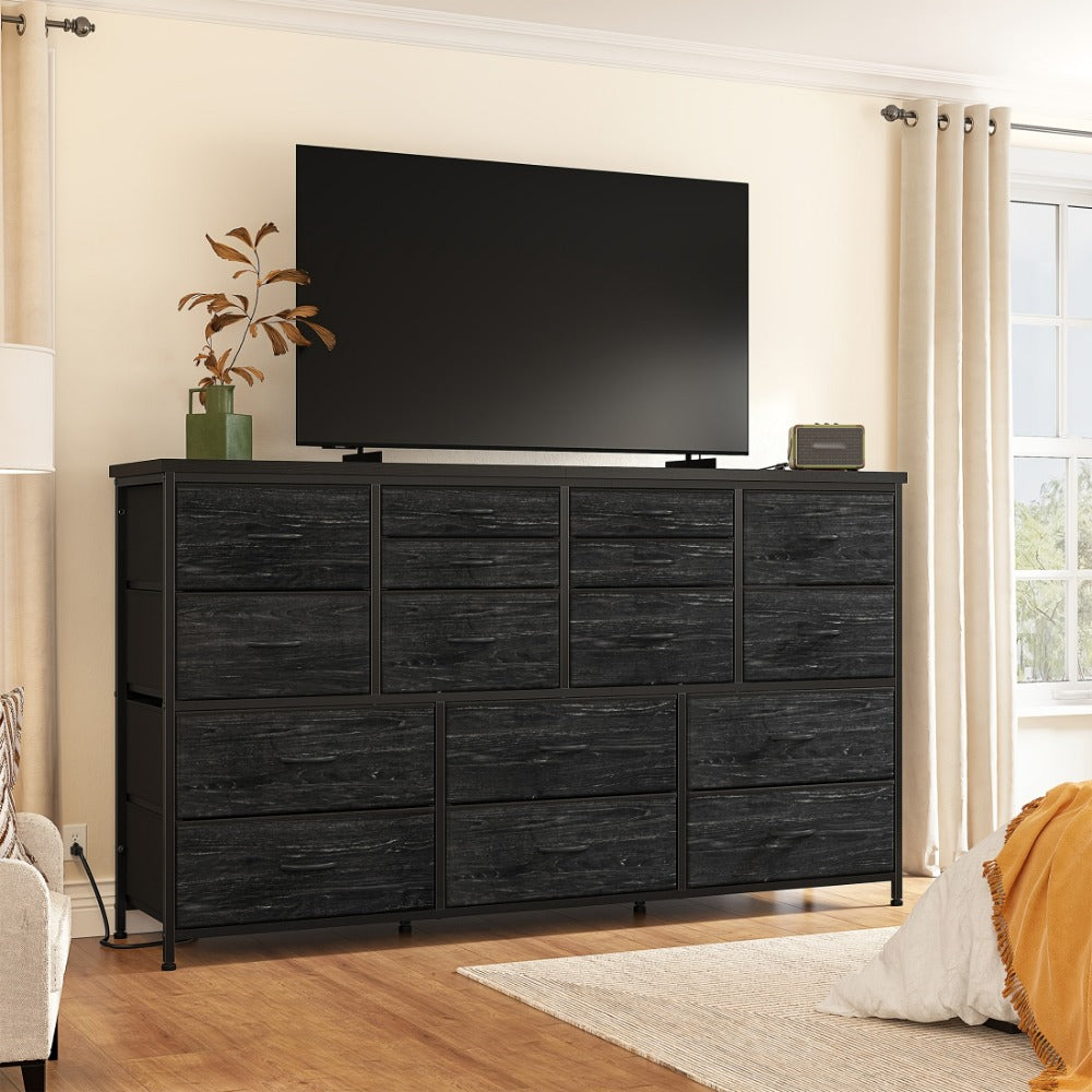 61-Inch Wide Dresser with Multiple Color Options for Organized Everyday Storage detail image - detail view 5