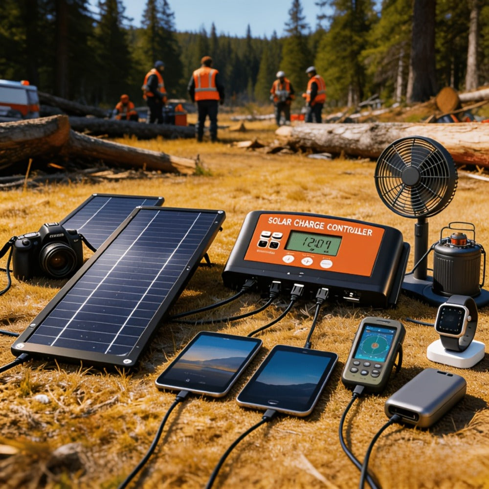 Monocrystalline Solar Panel Kit 18V with 100A Charge Controller – Portable High-Efficiency Solar Charger for RV, Camping