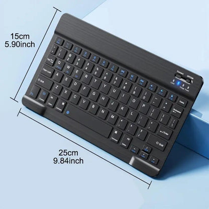4-in-1 Wireless Keyboard and Mouse Set with Mouse Pad Quiet Rechargeable 2.4G USB Receiver for PC Laptop Tablet Phone Smartphone