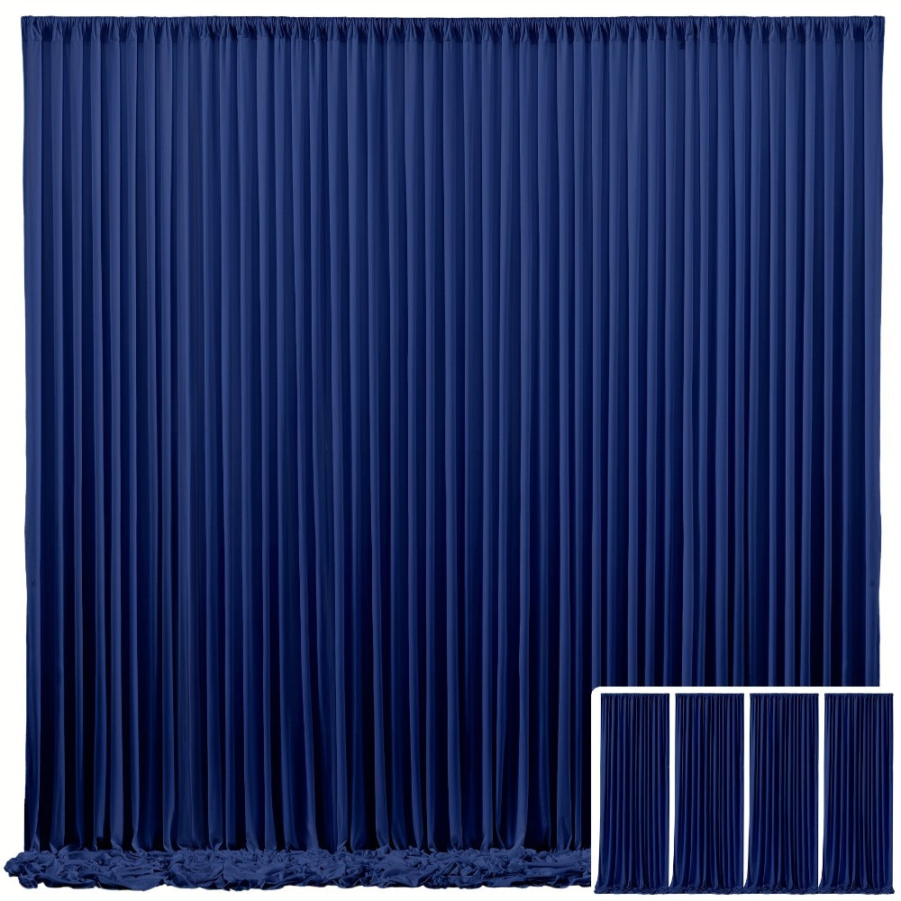 Elegant Fabric Backdrop Curtains 4pcs with Poles 59x85in Non-Transparent Wrinkle-Free Party Photo for an Everyday Personal Care Routine