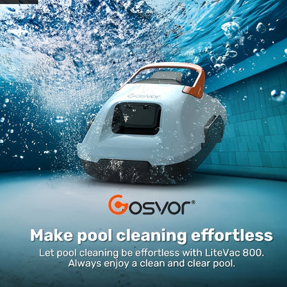 Robotic Pool Cleaner, Cordless Above Ground Pool Vacuum for Garden, Patio and Yard Use, with the Listed Configuration