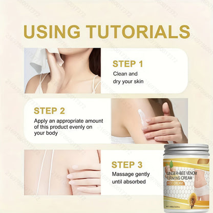 Body Firming & Tightening Cream 3-Piece Set with Bee Venom – Instant Lifting for Arms, Abdomen, Legs & Buttocks