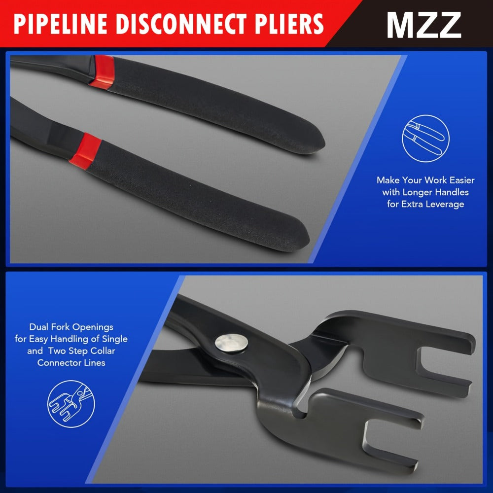 Fuel Line Disconnect Tool Kit 26pcs – Master Quick Disconnect Set with AC & Transmission Disconnect Pliers for Fuel Line Removal