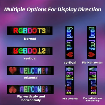 Programmable RGB LED Pixel Display Panel App Controlled for an Everyday Personal Care Routine