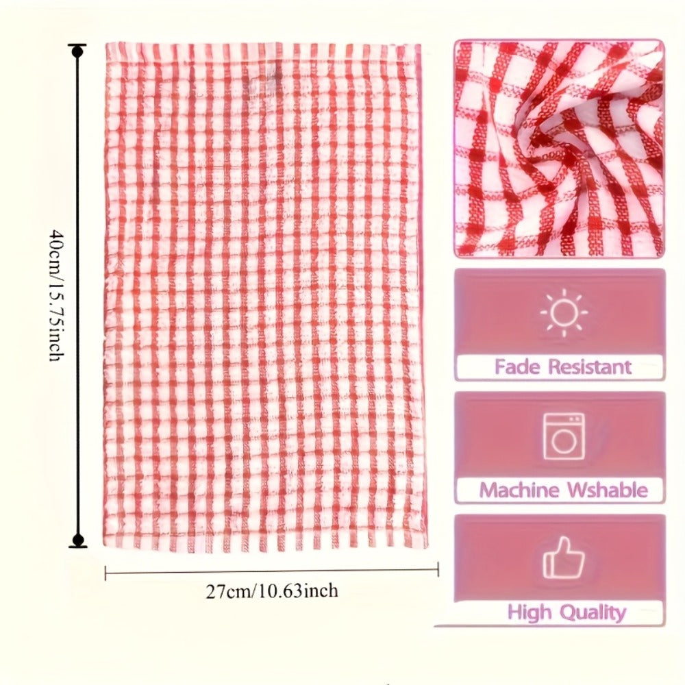 Highly Absorbent Cleaning Cloths Dish Towels – Reusable Kitchen Dishcloths, Quick-Dry Multi-Purpose Napkins & Tea Towels for Kitchen