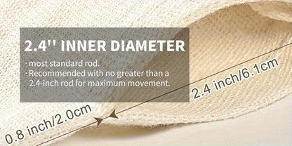 Semi Sheer Curtains Bohemian Linen Cotton Patchwork Grommet Top Window Drapes for Bedroom Living Room Kitchen Bathroom Cafe