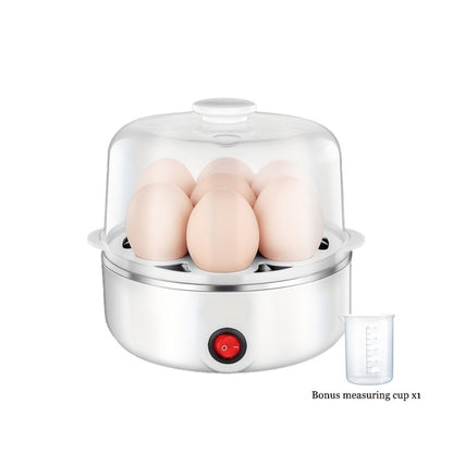 Egg Steamer Stainless Steel Mini Breakfast Machine Single Double Layer Multi-Functional Egg for Entryways, Bedrooms and Living Spaces