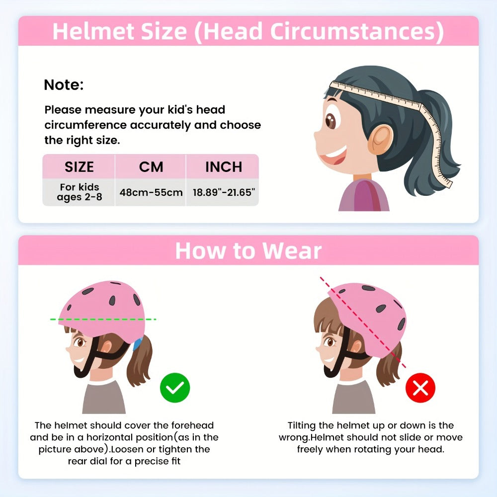 Kids Bike Helmet Adjustable XS Unisex Removable Liner Ventilation Matte with the Listed Color, Size or Set Options for Everyday Use