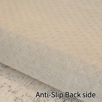 Sofa Cover, Geometric Embroidered Knit Couch Pad in Gray, Blue or White with Three Size Options