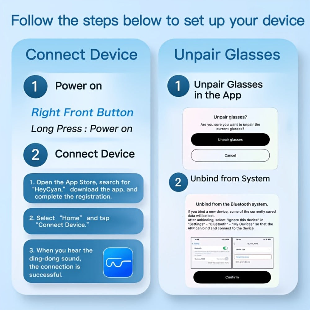 Smart Glasses Camera and Camera-Free Eyewear with Photochromic, Transparent and Black Lens Options