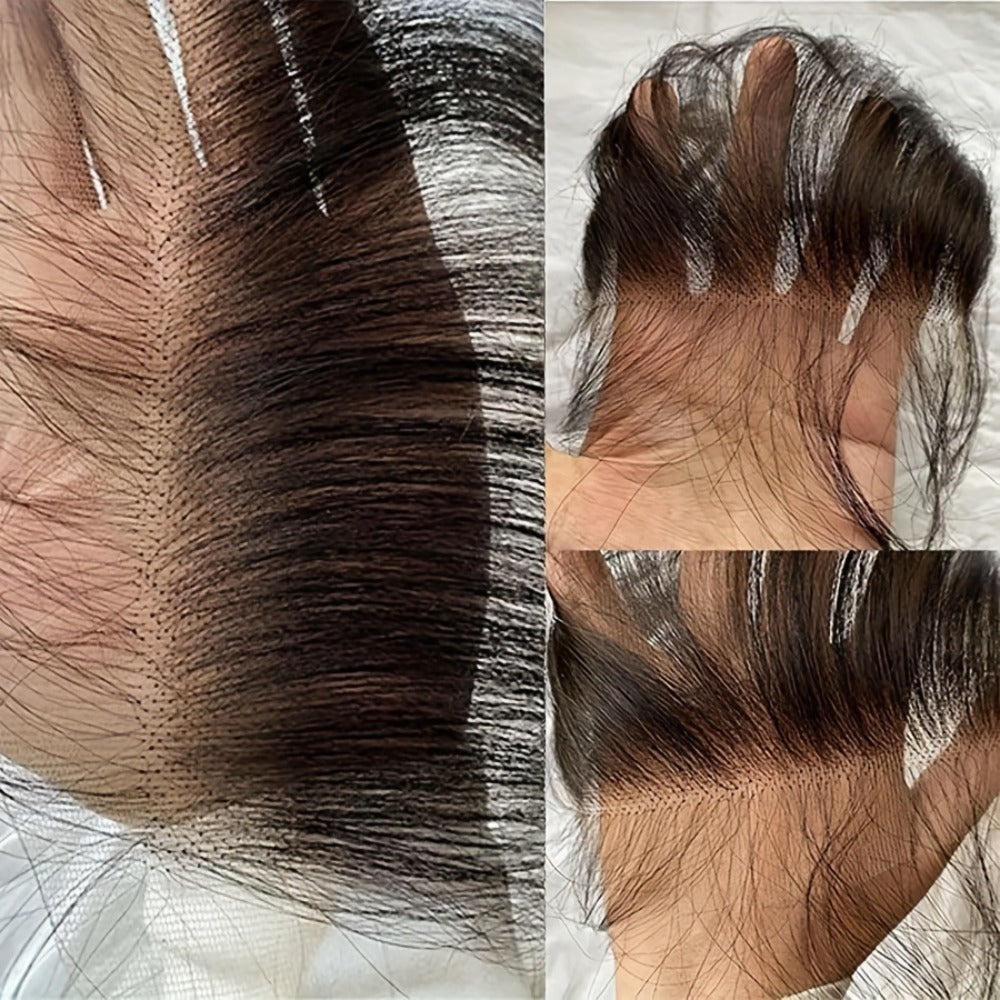 Hair Accessories 6x1 HD Lace Hairline Piece with Six-Inch Human Hair Fringe in Natural Color