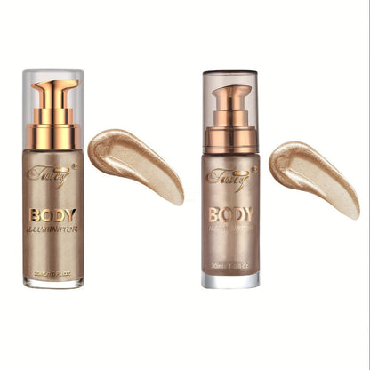 Liquid Luminizer Set of 2 Shimmer Highlighter for Face and Body Glow – All-in-One, for Makeup, Travel and Everyday Vanity Use
