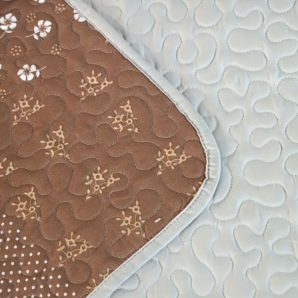 Patchwork Quilted Bedspread Set 3 Piece - 1 Quilt & 2 Pillow Shams All-Season Breathable 100% Polyester Bedding Set for Bedroom Dorm