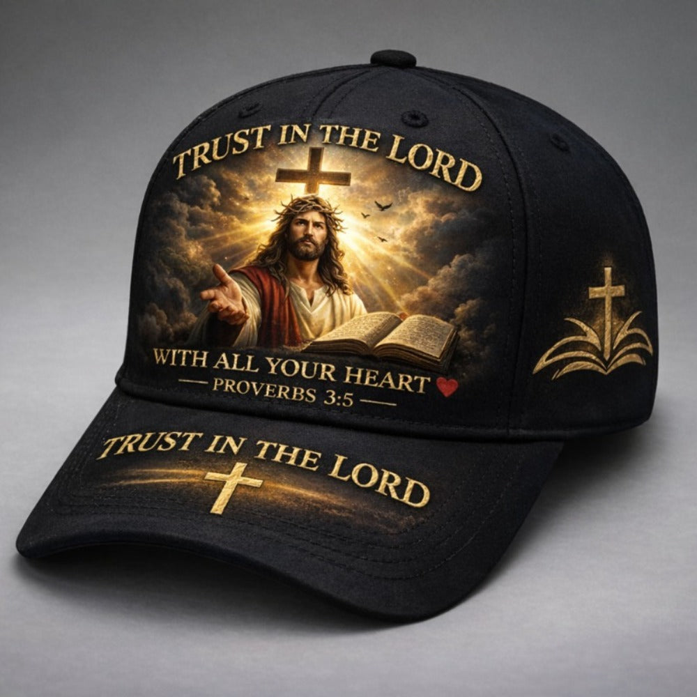 Christian Baseball Cap "God Is Good" Faith Slogan, Adjustable Spandex Hat with the Listed Color, Size or Set Options for Everyday Use