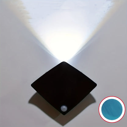 Magnetic LED Motion Sensor Wall Light USB Rechargeable, Wireless Night Light for Hallway, Stairs