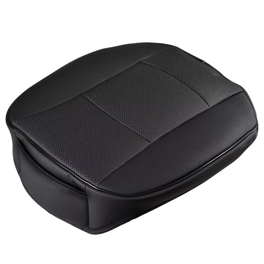 Car Seat Cover Front Cushion with PU Leather, Bamboo Charcoal Strips and 21.5 x 20.5 Inch Size