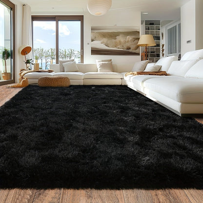 Shag Rug Fluffy Thick Area Rug - Fuzzy Tufted Plush Carpet for Bedroom & Living Room, Floor Mat in Multiple Colors & Sizes