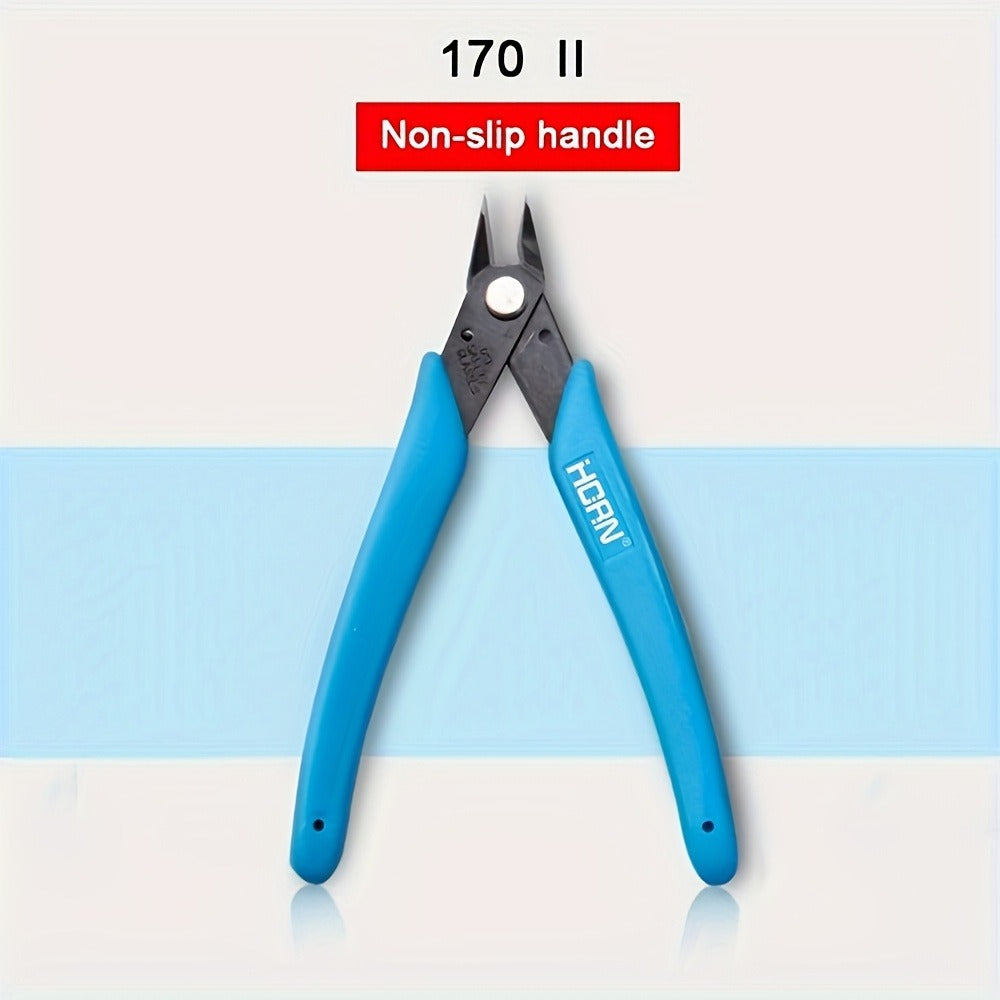 Five-Inch Flush Cut Wire Cutters with Blue Handles and 5- or 10-Piece Checkout Options for Fine Wire Work