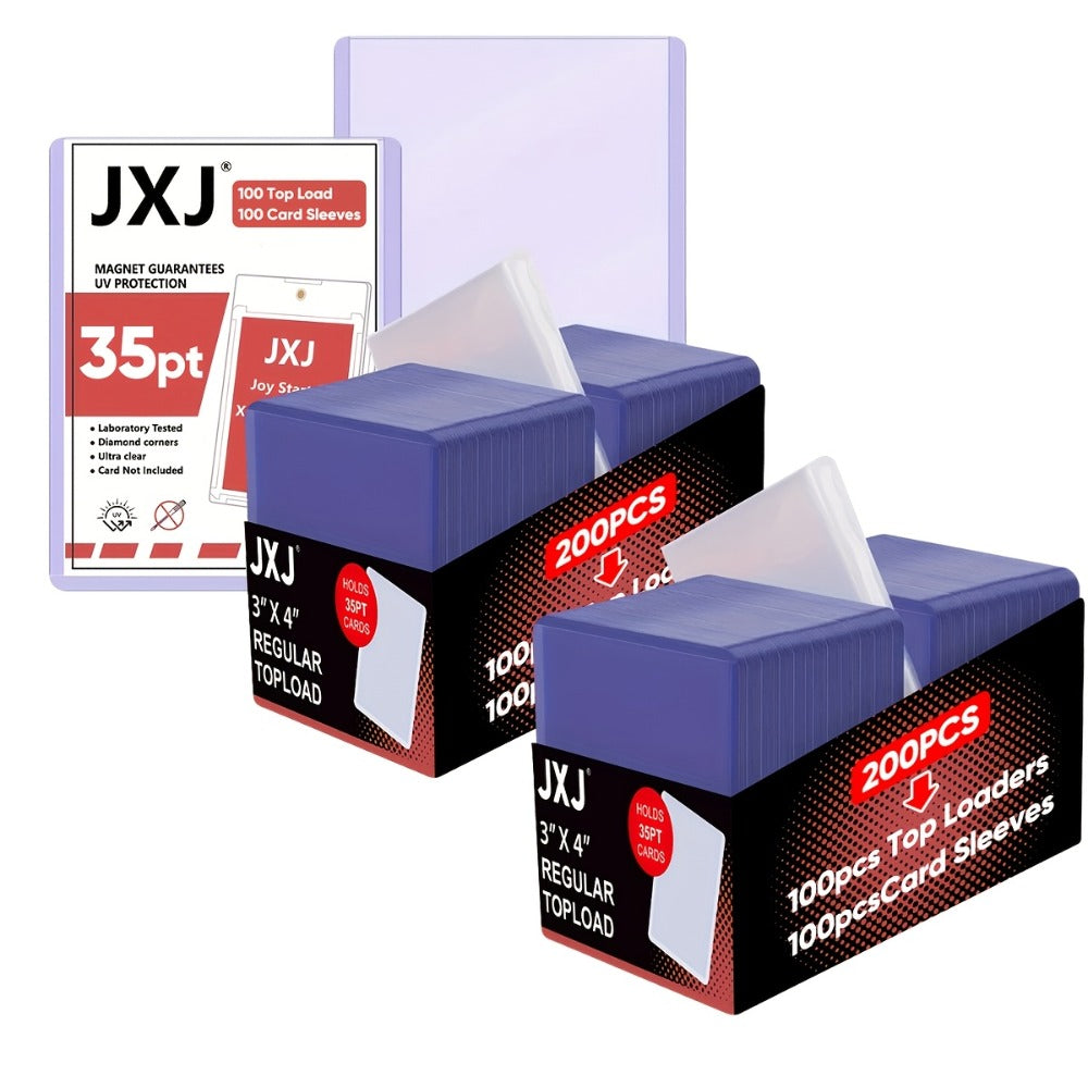 Top Loaders & Card Sleeves Bulk 200/400/800pcs with the Listed Color, Size or Set Options for Everyday Use