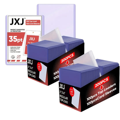 Top Loaders & Card Sleeves Bulk 200/400/800pcs with the Listed Color, Size or Set Options for Everyday Use
