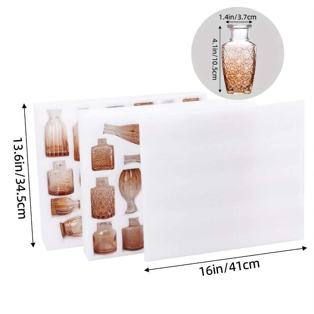 Mini Bud Vases 36pcs – Clear Small Flower Vases for Wedding Centerpieces Birthday Party Anniversary Home Table Decoration