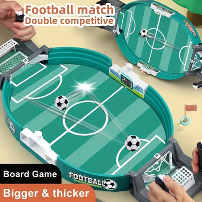 Table Football Game for Kids & Adults, 2-Player Tabletop Soccer Duel Board Game, Family Fun Indoor Game Night Gift for Boys Girls Teens