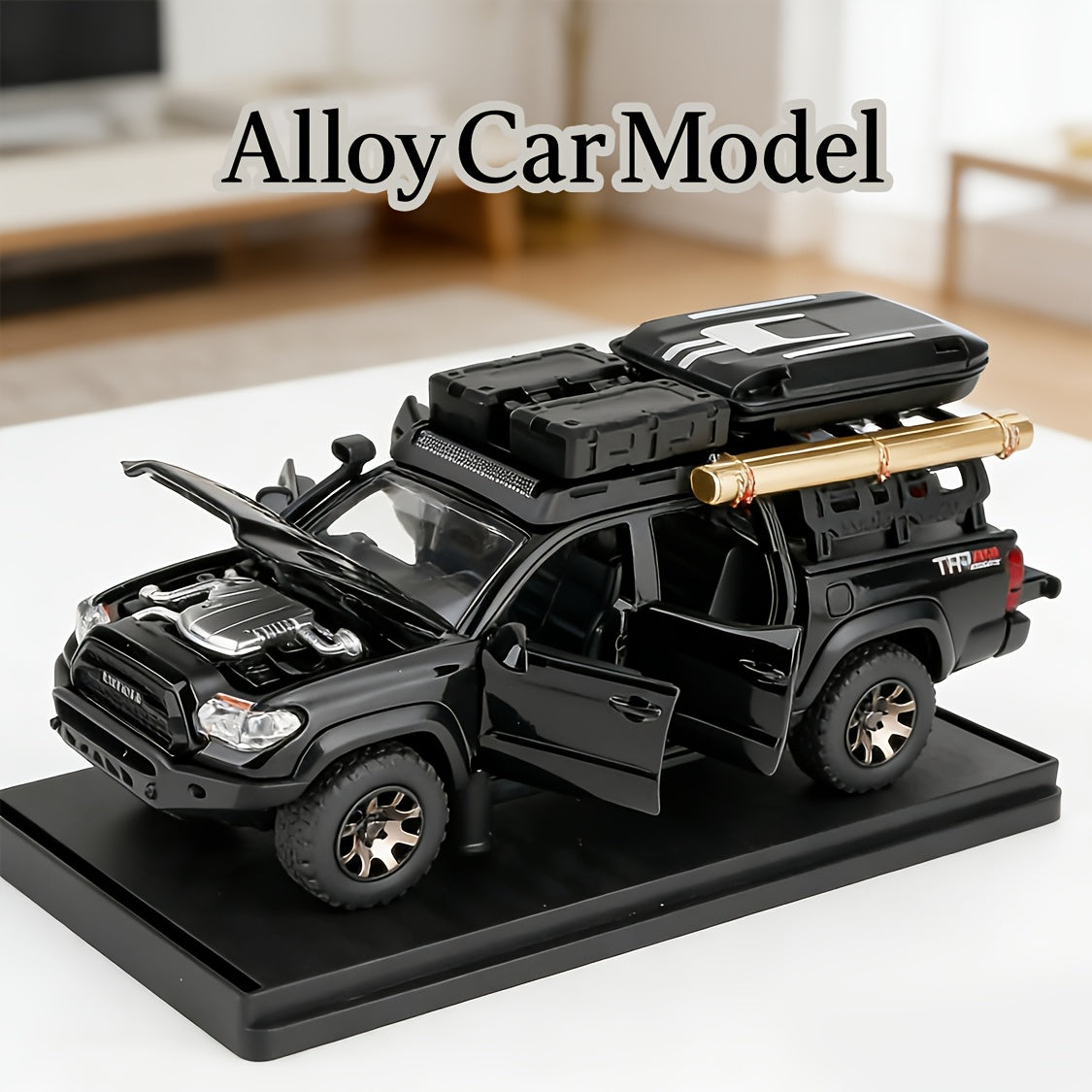 1:32 Scale Toyota Off-Road Die-Cast Model Car with Openable Doors, Zinc Alloy High-Detail Static Display Replica