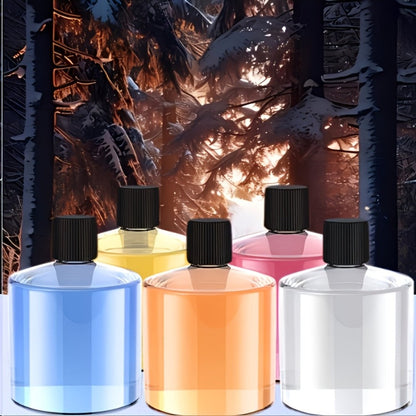 Car Fragrance Diffuser Refill Liquid – 5 Bottles 1.69oz Each, 5 Scents (Hilton, Gardenia, Osmanthus, Ocean, Cologne)