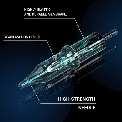 Tattoo Cartridge Needles Disposable 20/50pcs - Standard Round Liner RL & Round Magnum RM Mixed Sizes