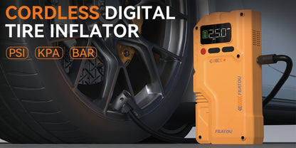 Jump Starter with Air Compressor 5000A/7000A Peak – 150PSI Digital Tire Inflator, Portable Battery Pack for 10L Gas & Diesel