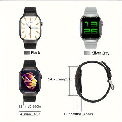 Smartwatch 2.01 Inch Curved Screen with Bluetooth 5.3, HD Calling, Games and Voice Assistant