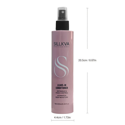 Wig Conditioner Spray with Argan Oil & Vitamin E Leave-In - Sillkva Care for Synthetic & Human Hair Wigs