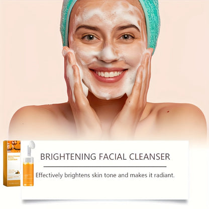 Turmeric Kojic Acid Facial Cleanser 2pcs Set – Deep Cleansing Oil Control Pore Refining Brightening Face Wash for Women Men