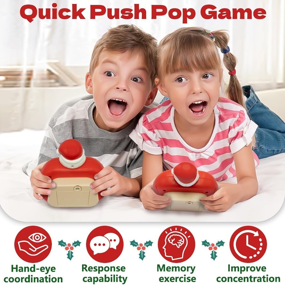 Santa Claus Pop Up Brain Game Toy for Kids with the Listed Color, Size or Set Options for Everyday Use