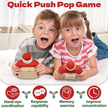 Santa Claus Pop Up Brain Game Toy for Kids with the Listed Color, Size or Set Options for Everyday Use