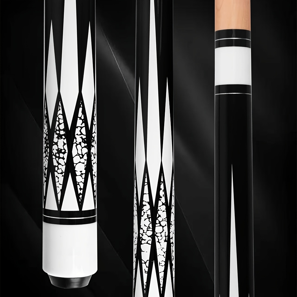 58-Inch Maple Pool Cue with 13mm Tip, Diamond-Style Graphics and Five Colors or Combination Set
