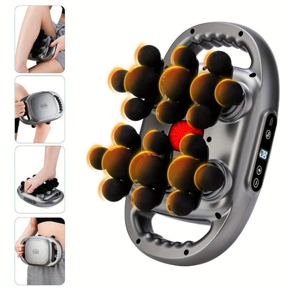 Handheld Massage Gun with Multiple Heads for Home or Salon Spa Use, with the Listed Configuration