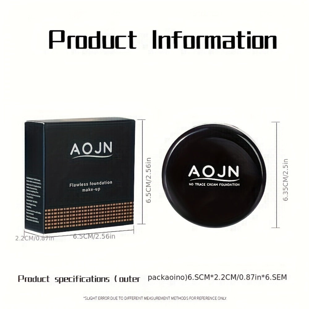 24H Oil Control Foundation Powder 3 Shades, Full Coverage Waterproof Matte Pressed Powder, for Makeup, Travel and Everyday Vanity Use