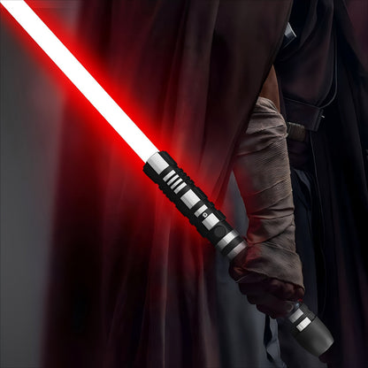 RGB Light Saber Toy with 16 Color Change & 3 Movie Sound Effects, Dark Phantom Lightsword for Kids & Beginners