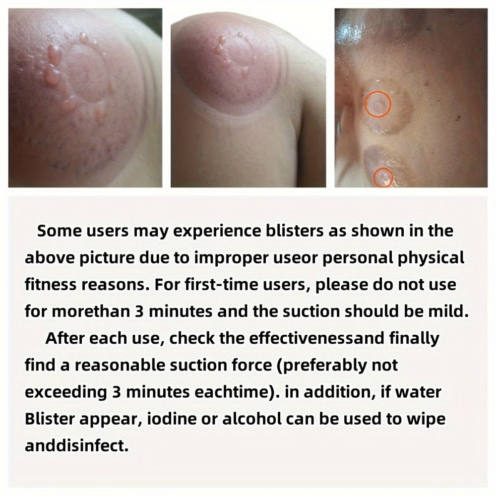 Electric Cupping Massage Device with Remote Control, Neck Back Waist Shoulder Massager, 3 Modes, Hot Compress Therapy