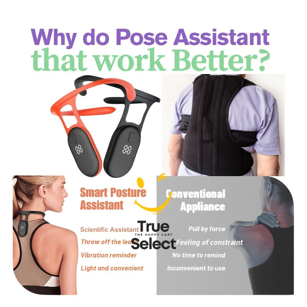 Posture Corrector Smart Vibration Reminder 1pc or 2pcs - Auto-Sensing 25° Slouch Alert for Entryways, Bedrooms and Living Spaces