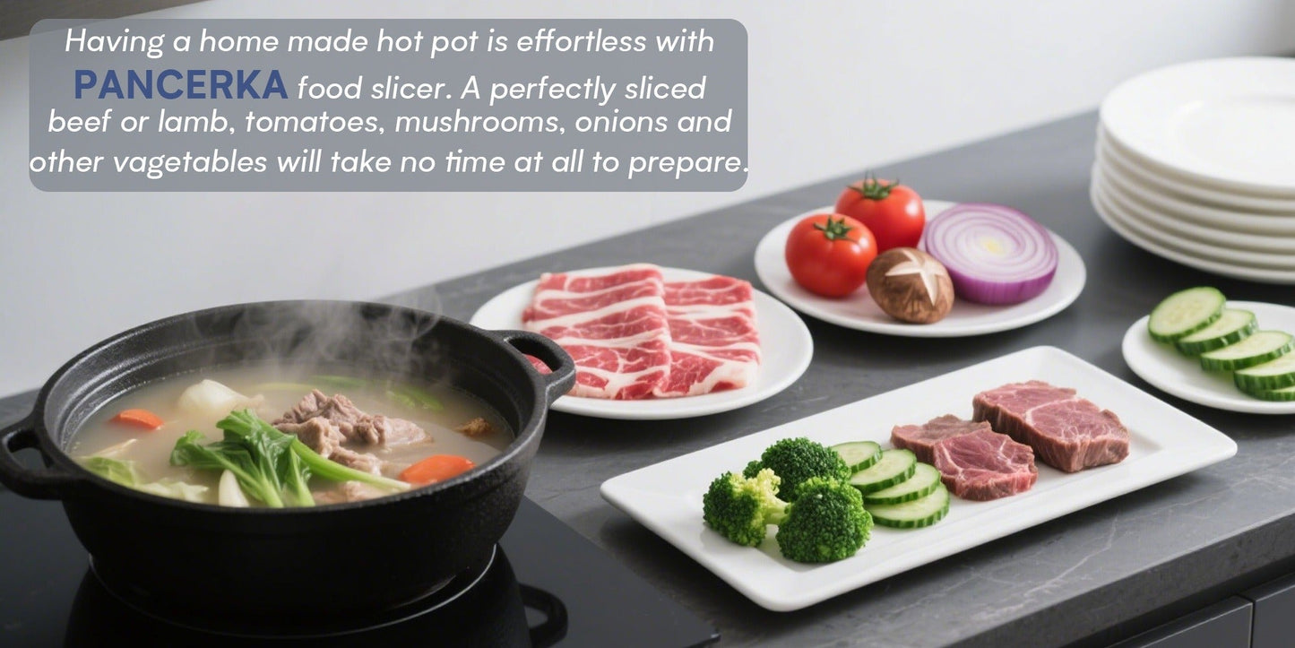 Electric Meat Slicer 0-15mm Adjustable Thickness, Home & Commercial Deli Food Cutter for Meat, Vegetables