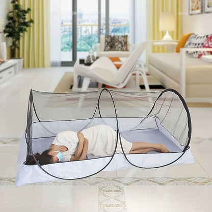 Foldable Mosquito Net for Bed Large Pop-Up Portable Mosquito Net for Camping Travel Patio Floor for Garden, Yard and Pest Management