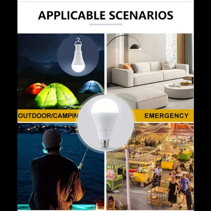 Rechargeable Emergency LED Light Bulb 12W 1100 Lumens 96W Equivalent with 800mAh Battery Backup