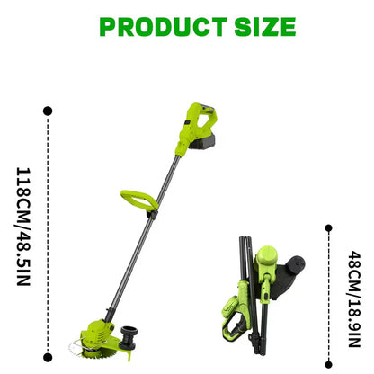 Cordless Lawn Mower 3-in-1, Trimmer Edger Small Yard Patio Garden for Garden, Patio and Yard Use